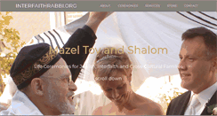 Desktop Screenshot of interfaithrabbi.org